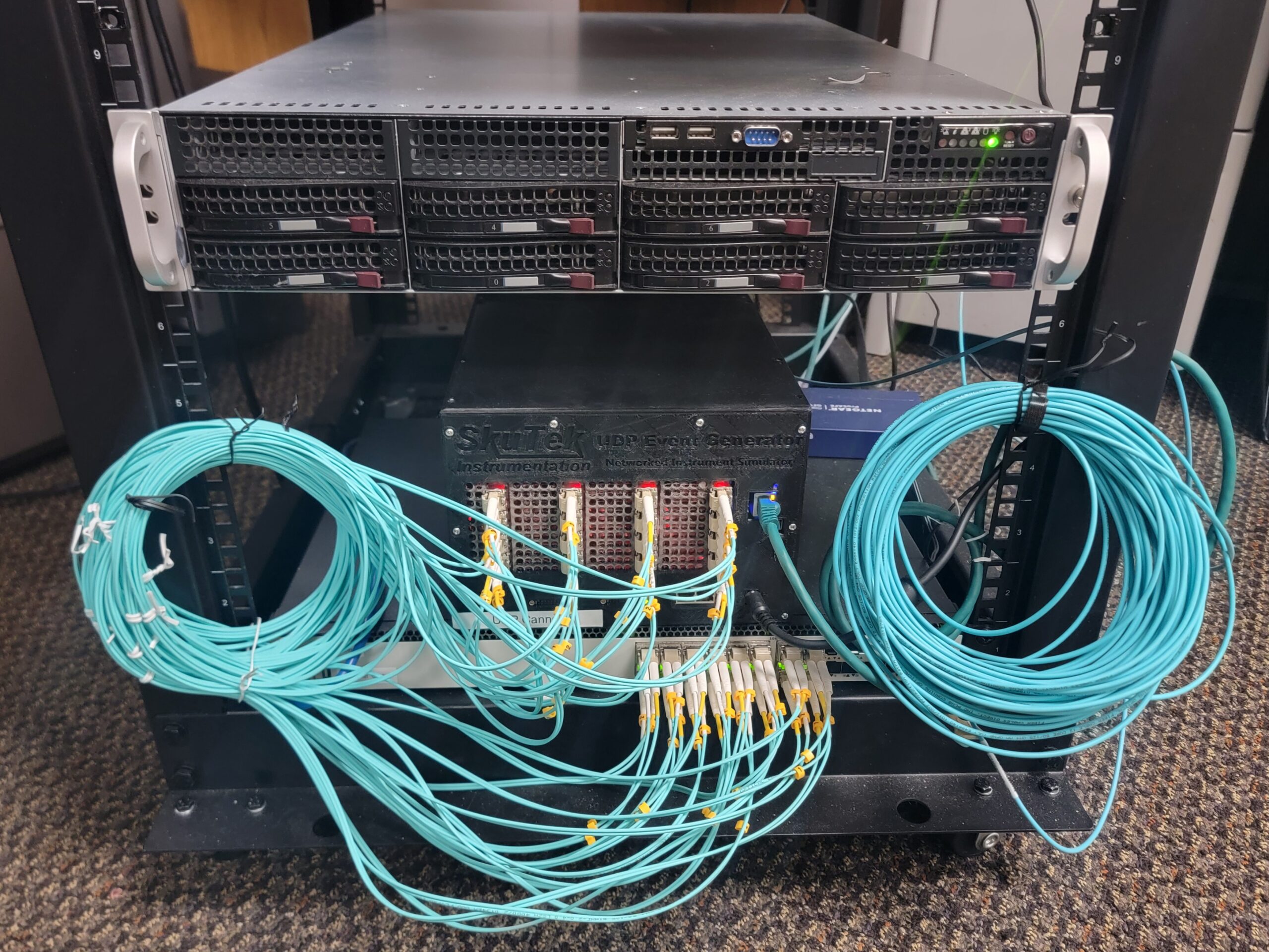 Solidago Connected to 100Gbps Server