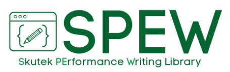 SkuTek Performance Writing Library