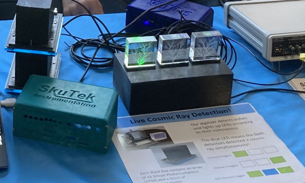 Live Cosmic Ray Demo at LECM!